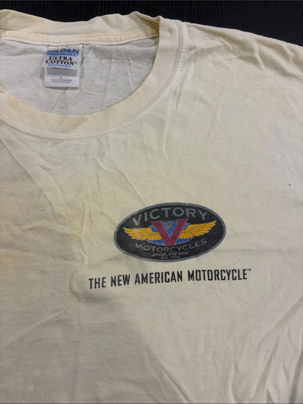 Vintage 2004 victory motorcycle graphic t shirt